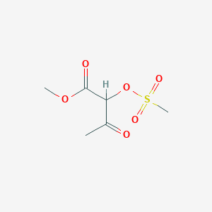 Methyl 2-[(methanesulfonyl)oxy]-3-oxobutanoate