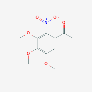 B153975 1-(3,4,5-Trimethoxy-2-nitrophenyl)ethanone CAS No. 54173-39-6
