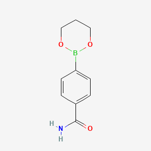 4-(1,3,2-Dioxaborinan-2-yl)benzamide