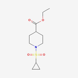 Ethyl 1-(cyclopropylsulfonyl)piperidine-4-carboxylate