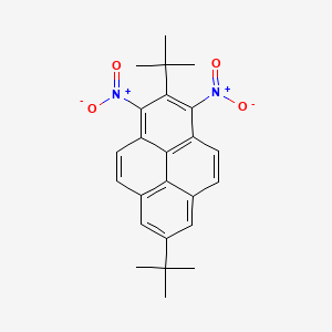 Pyrene, 2,7-bis(1,1-dimethylethyl)-1,3-dinitro-