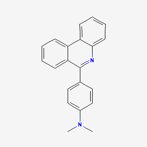 Benzenamine, N,N-dimethyl-4-(6-phenanthridinyl)-