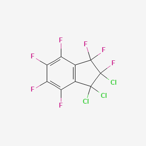 1,1,2-Trichloro-2,3,3,4,5,6,7-heptafluoro-2,3-dihydro-1H-indene