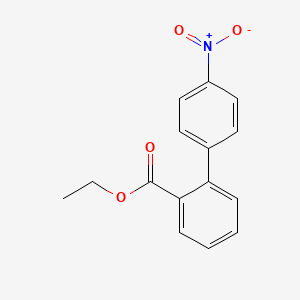 molecular formula C15H13NO4 B15397743 Ethyl 4'-nitro-[1,1'-biphenyl]-2-carboxylate 