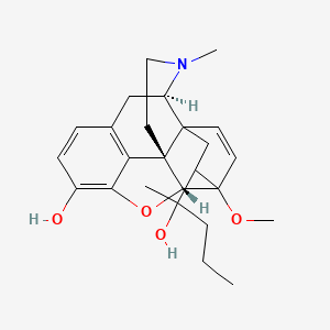 6,14-Endoetheno-7-(2-hydroxy-2-pentyl)tetrahydro-oripavine