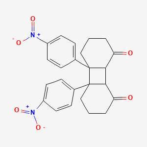 4a,4b-Bis(4-nitrophenyl)decahydrobiphenylene-1,8-dione