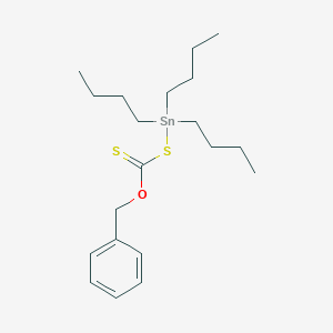 B15397885 {[(Benzyloxy)carbonothioyl]sulfanyl}(tributyl)stannane CAS No. 89154-69-8