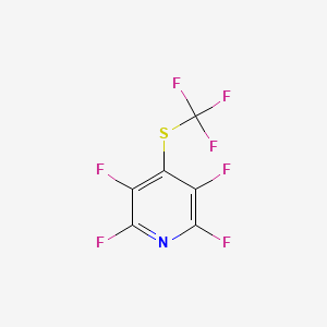 2,3,5,6-Tetrafluoro-4-[(trifluoromethyl)sulfanyl]pyridine