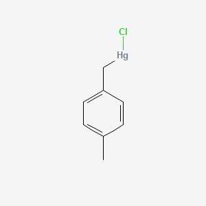 Chloro[(4-methylphenyl)methyl]mercury