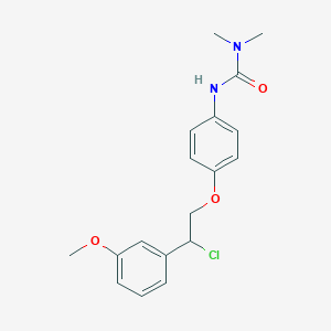 N'-{4-[2-Chloro-2-(3-methoxyphenyl)ethoxy]phenyl}-N,N-dimethylurea