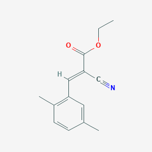 ethyl (2E)-2-cyano-3-(2,5-dimethylphenyl)prop-2-enoate