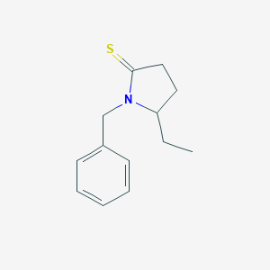 molecular formula C13H17NS B153980 1-Benzyl-5-ethylpyrrolidine-2-thione CAS No. 127839-94-5