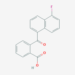 2-(5-Fluoronaphthalene-1-carbonyl)benzoic acid