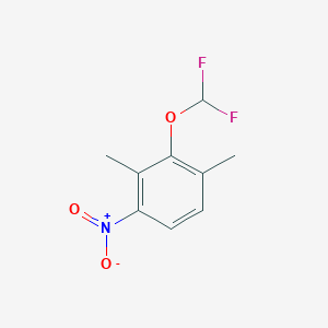 1-Difluoromethoxy-2,6-dimethyl-3-nitrobenzene