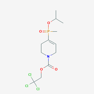 2,2,2-trichloroethyl 4-[methyl(propan-2-yloxy)phosphoryl]-3,6-dihydro-2H-pyridine-1-carboxylate