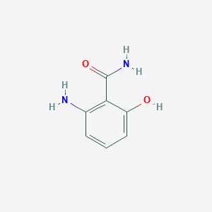 B153982 2-Amino-6-hydroxybenzamide CAS No. 136247-88-6