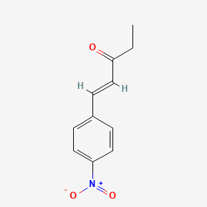 (E)-1-(4-nitrophenyl)pent-1-en-3-one