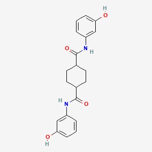 N,N'-bis(3-hydroxyphenyl)cyclohexane-1,4-dicarboxamide