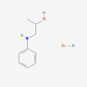 1-Anilinopropan-2-ol;hydrobromide