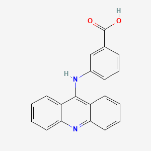 molecular formula C20H14N2O2 B15398816 3-(9-Acridinylamino)benzoic acid CAS No. 64894-98-0