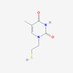 5-Methyl-1-(2-sulfanylethyl)pyrimidine-2,4(1H,3H)-dione