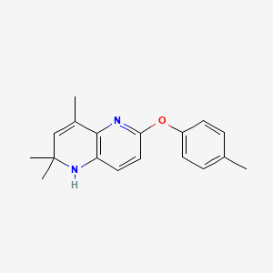 2,2,4-Trimethyl-6-(4-methylphenoxy)-1,2-dihydro-1,5-naphthyridine