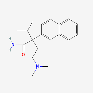 alpha-Isopropyl-alpha-(2-dimethylaminoethyl)-2-naphthylacetamide