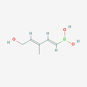 [(1E,3E)-5-hydroxy-3-methylpenta-1,3-dienyl]boronic acid