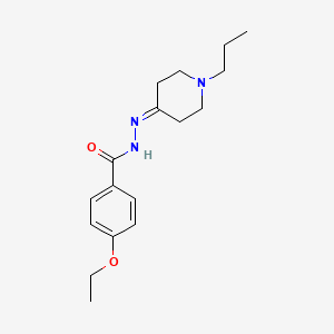 4-ethoxy-N'-(1-propylpiperidin-4-ylidene)benzohydrazide