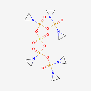 Sulfuric acid, dianhydride with 1-aziridinyl((bis(1-aziridinyl)phosphonyl)oxy)phosphinic acid