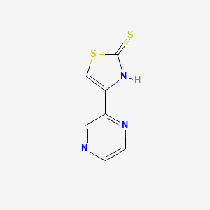 4-(Pyrazin-2-yl)thiazole-2-thiol