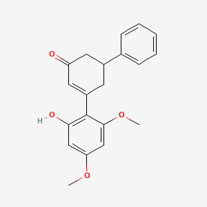 3-(2-Hydroxy-4,6-dimethoxyphenyl)-5-phenylcyclohex-2-en-1-one