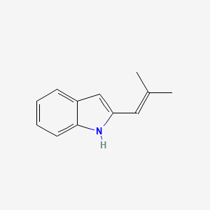 2-(2-Methylprop-1-en-1-yl)-1H-indole