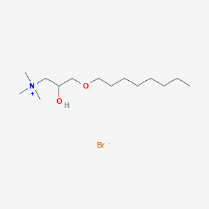 2-Hydroxy-N,N,N-trimethyl-3-(octyloxy)propan-1-aminium bromide