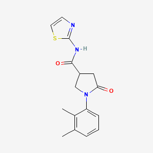 1-(2,3-dimethylphenyl)-5-oxo-N-(1,3-thiazol-2-yl)pyrrolidine-3-carboxamide