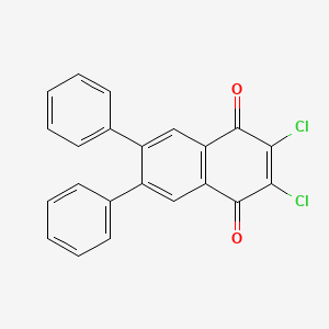 2,3-Dichloro-6,7-diphenylnaphthalene-1,4-dione