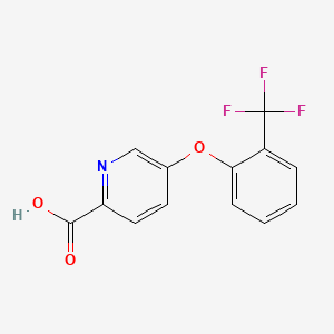 Picolinic acid, 5-(alpha,alpha,alpha-trifluoro-o-tolyloxy)-