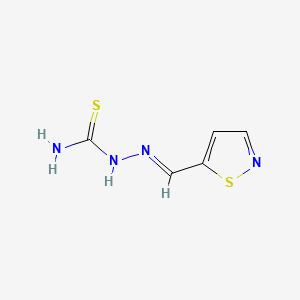 Isothiazole-5-carboxaldehyde, thiosemicarbazone