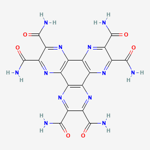 3,6,9,12,15,18-Hexazatetracyclo[12.4.0.02,7.08,13]octadeca-1(14),2(7),3,5,8(13),9,11,15,17-nonaene-4,5,10,11,16,17-hexacarboxamide