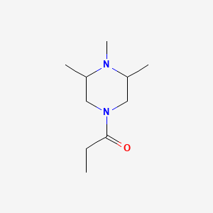 4-Propionyl-1,2,6-trimethylpiperazine