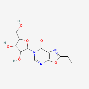 6-Pentofuranosyl-2-propyl[1,3]oxazolo[5,4-d]pyrimidin-7(6h)-one