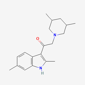 1-(2,6-dimethyl-1H-indol-3-yl)-2-(3,5-dimethylpiperidin-1-yl)ethanone