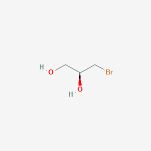 molecular formula C3H7BrO2 B154001 (S)-3-Bromopropane-1,2-diol CAS No. 137490-63-2