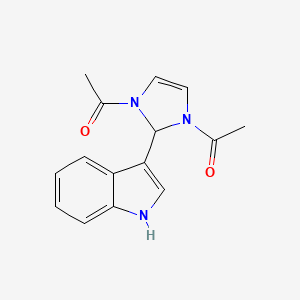 1,3-Diacetyl-2-(indol-3-yl)-4-imidazoline