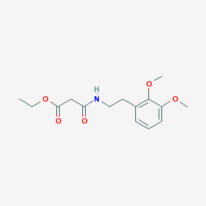 Ethyl 3-{[2-(2,3-dimethoxyphenyl)ethyl]amino}-3-oxopropanoate