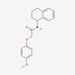 2-(4-methoxyphenoxy)-N-(1,2,3,4-tetrahydronaphthalen-1-yl)acetamide