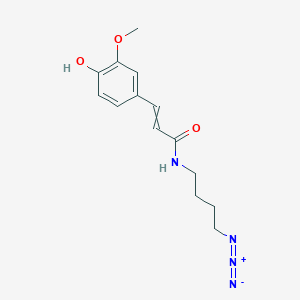 2-Propenamide, N-(4-azidobutyl)-3-(4-hydroxy-3-methoxyphenyl)-