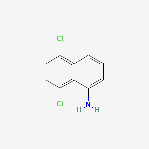 molecular formula C10H7Cl2N B15400597 5,8-Dichloronaphthalen-1-amine CAS No. 3604-99-7