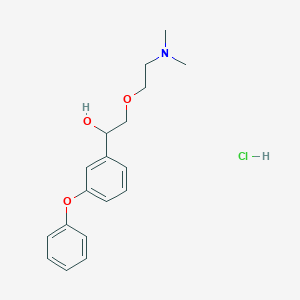 B154006 alpha-((2-(Dimethylamino)ethoxy)methyl)-3-phenoxybenzenemethanol hydrochloride CAS No. 131961-59-6