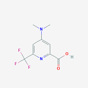 4-(Dimethylamino)-6-(trifluoromethyl)picolinic acid